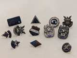 Vintage Service and Union Lapel Pins Lot - Image 2