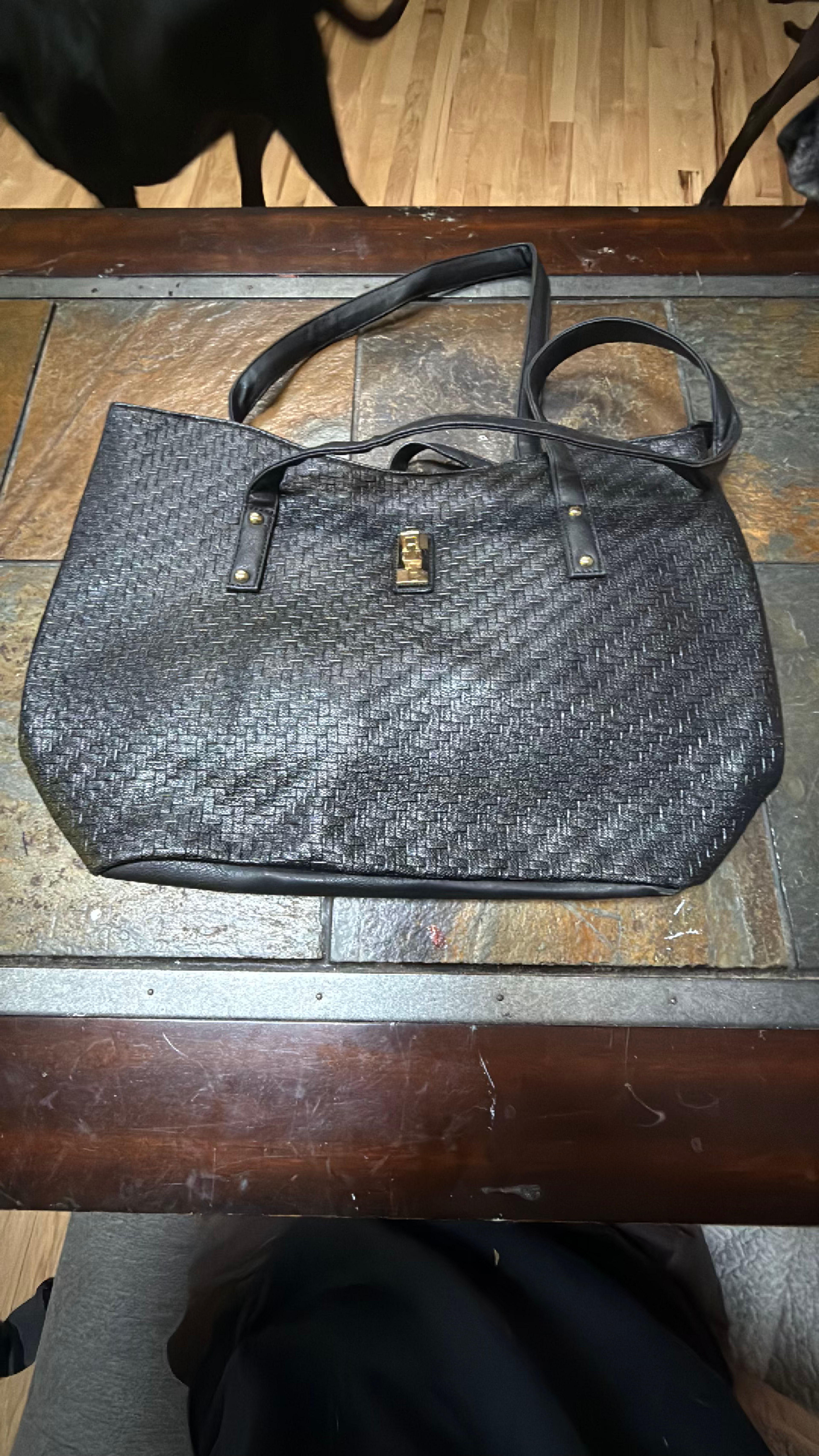 Black Tote Bag - Image 2