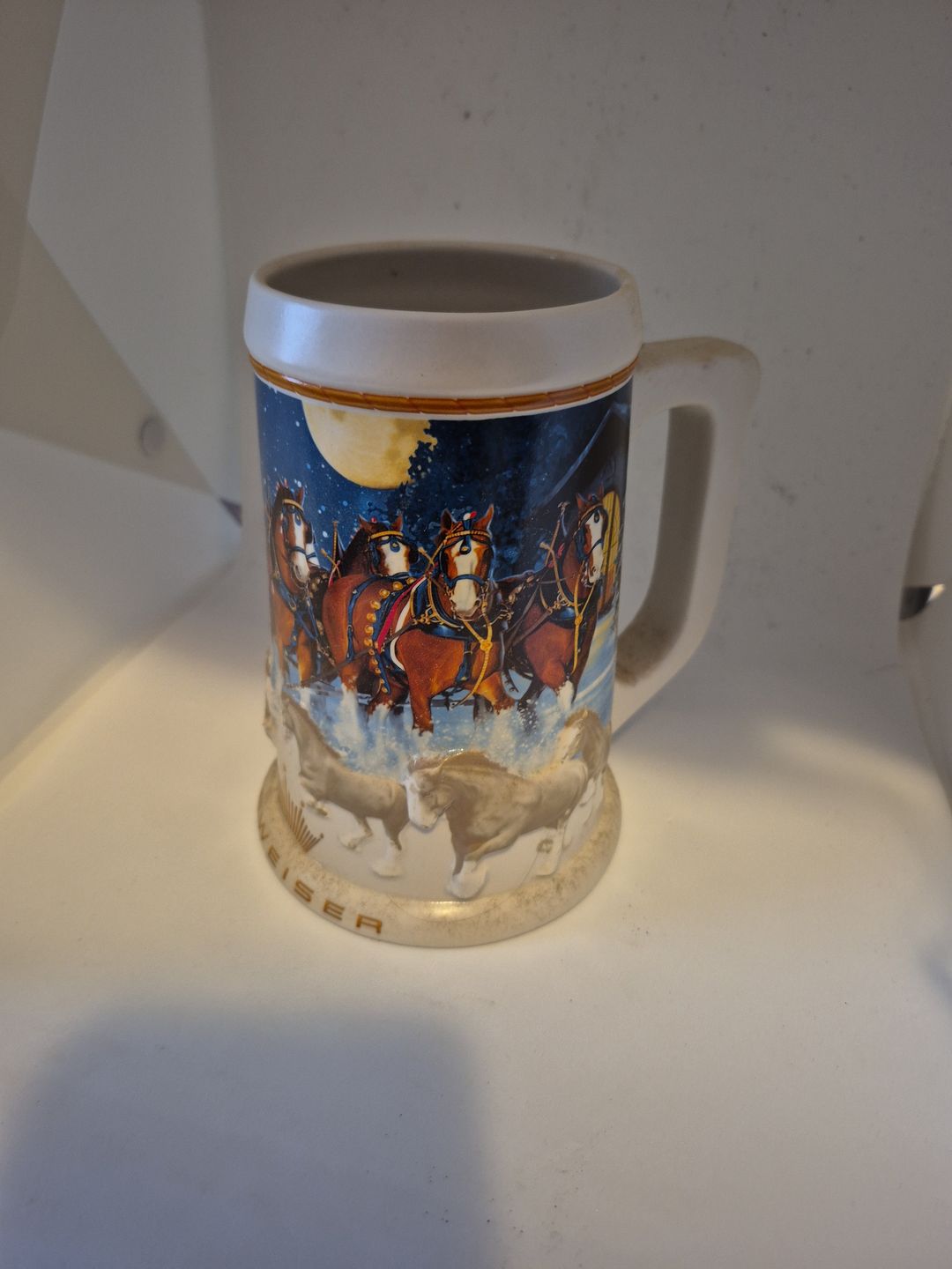 1998 Budweiser Holiday Stein Grant's Farm