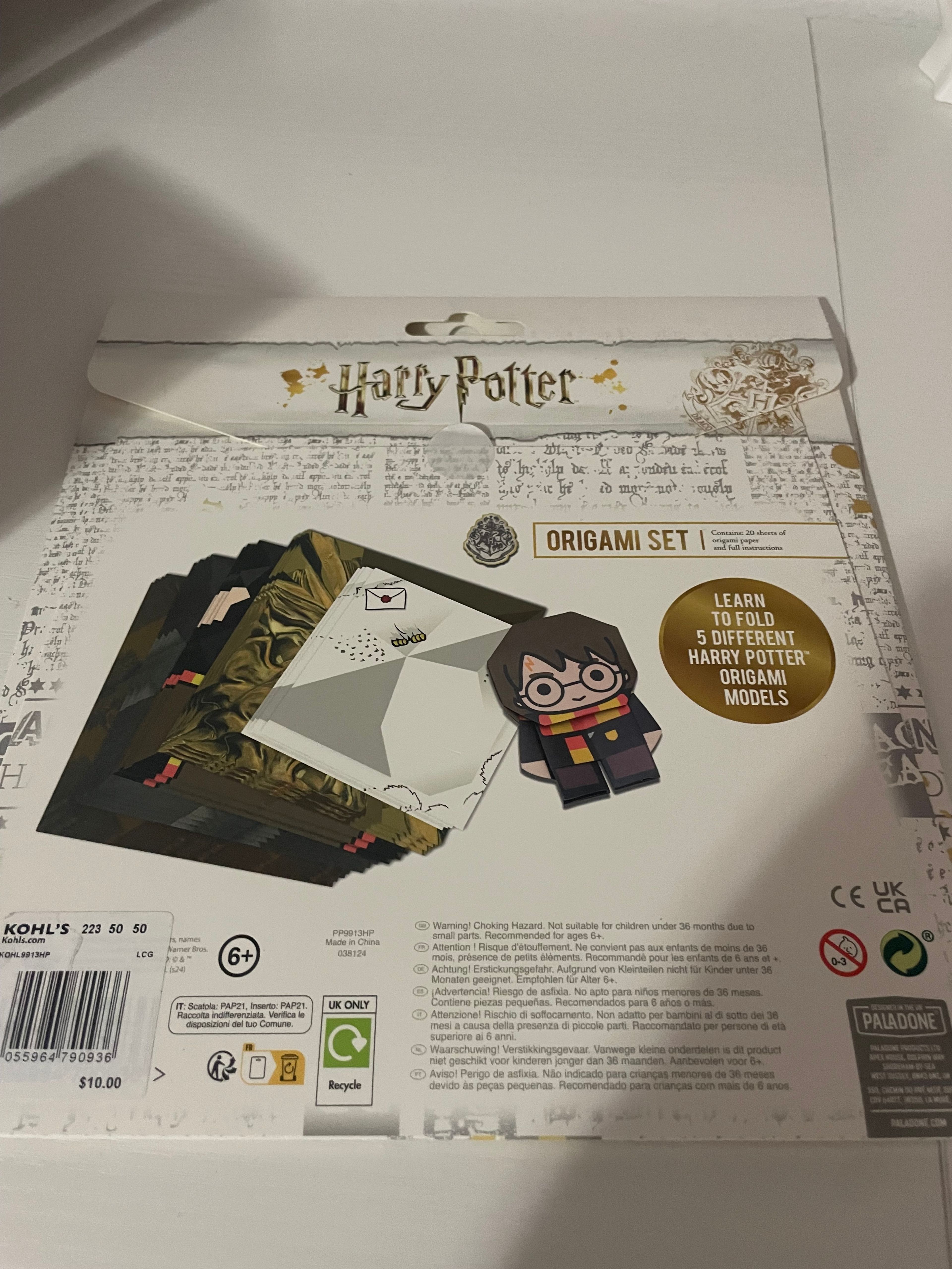 Paladone Harry Potter Wizarding World Origami Set Kit