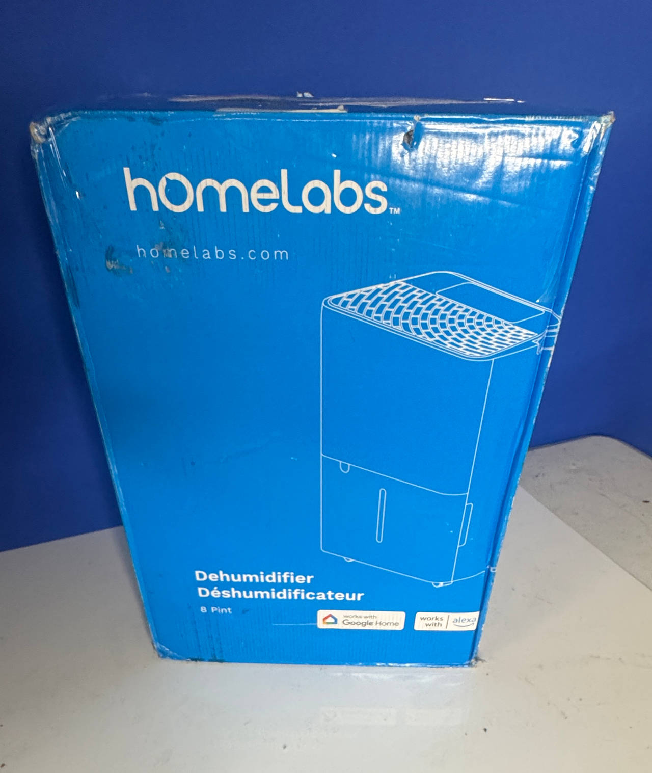 hOmeLabs 8 Pint Smart Dehumidifier