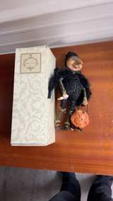 Gallerie II Black Witch Figurine with Candy Bowl - Image 1