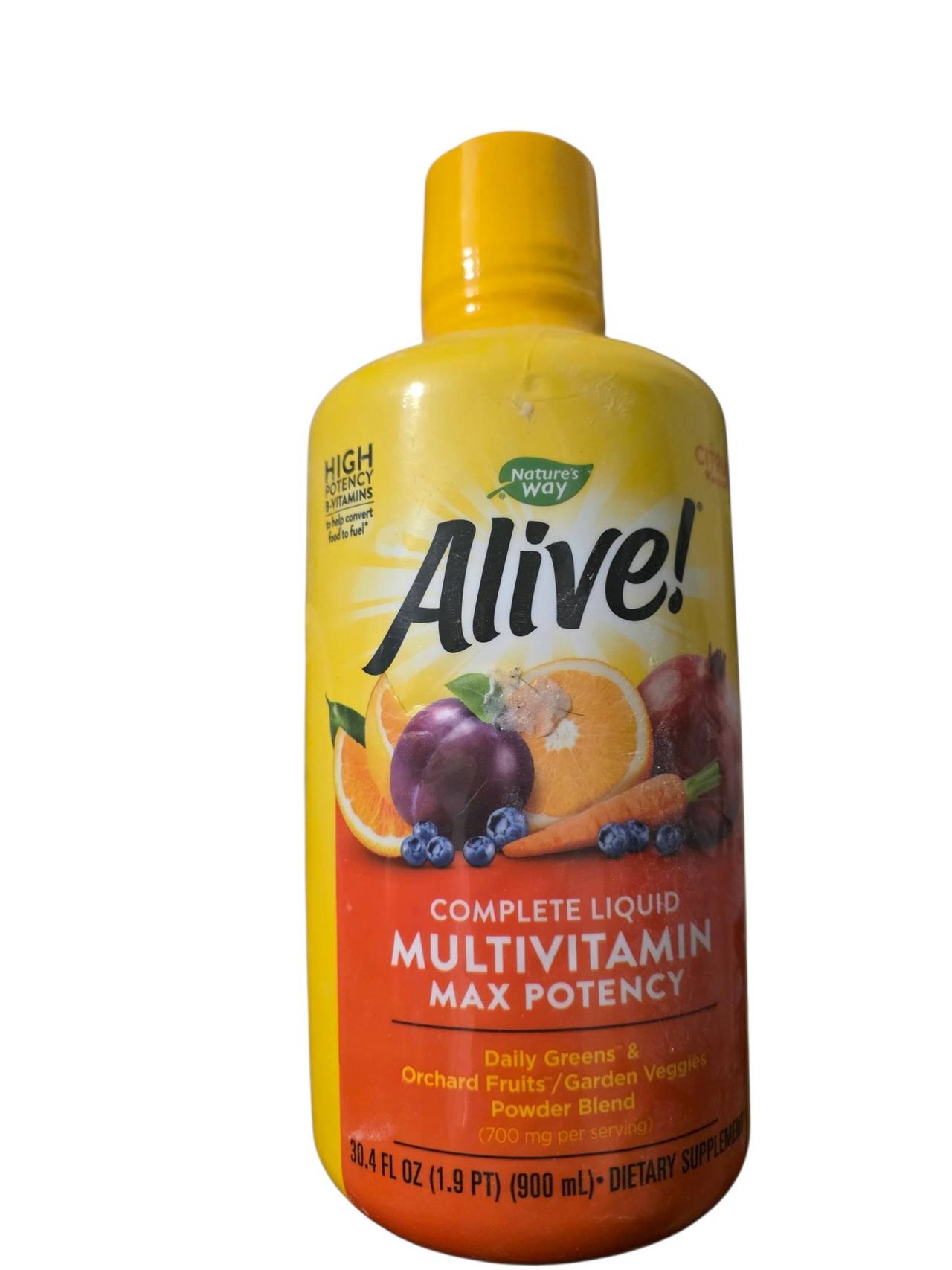 Nature's Way Alive! Complete Liquid Multivitamin Max Potency Citrus Flavor