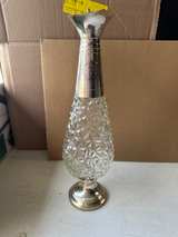 Vintage Silver Plated Glass Claret Jug Decanter - Image 4