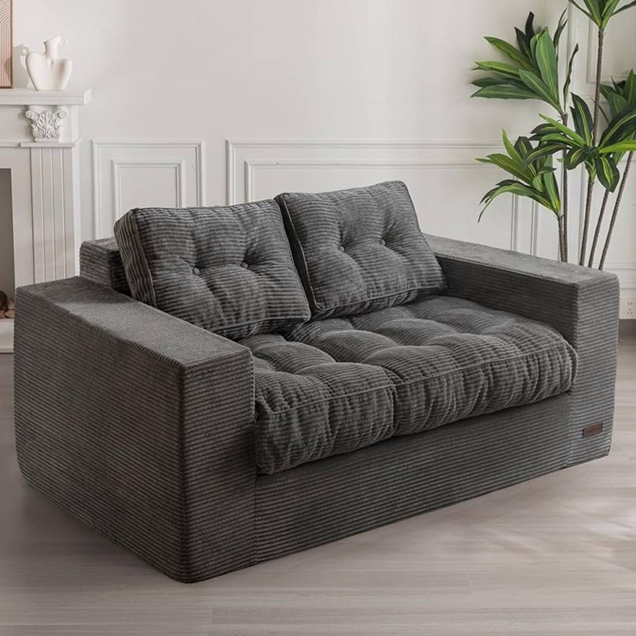 MAXYOYO Bean Bag Chair for Adults - Dark Grey