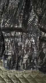 Lululemon Rulu Run Long Sleeve Shirt Black White Geo Size 6 - Image 4