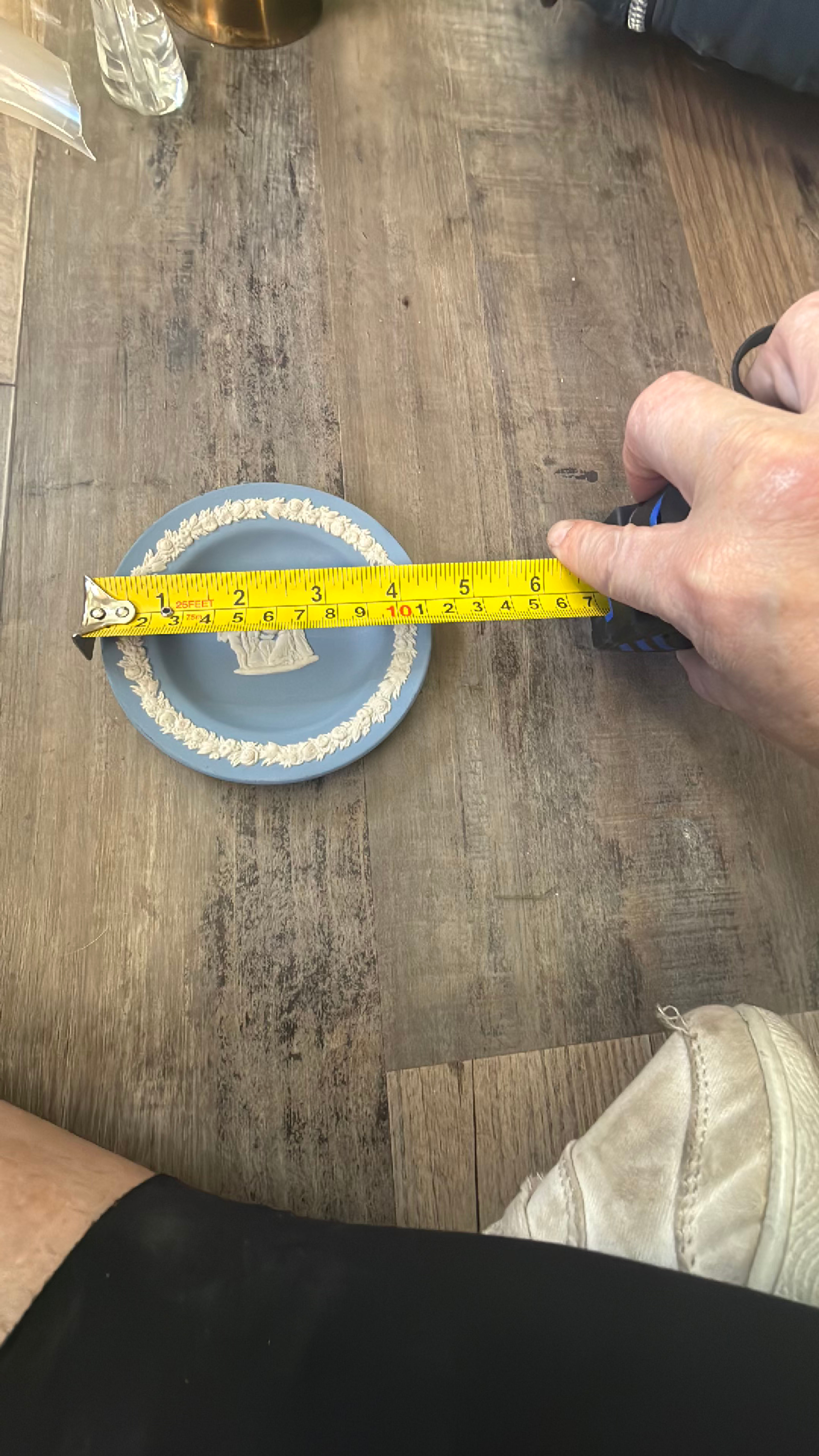 Wedgwood Blue Jasperware Trinket Dish - Image 2