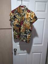 Liz Claiborne Tropical Floral Button Up Shirt - Image 2
