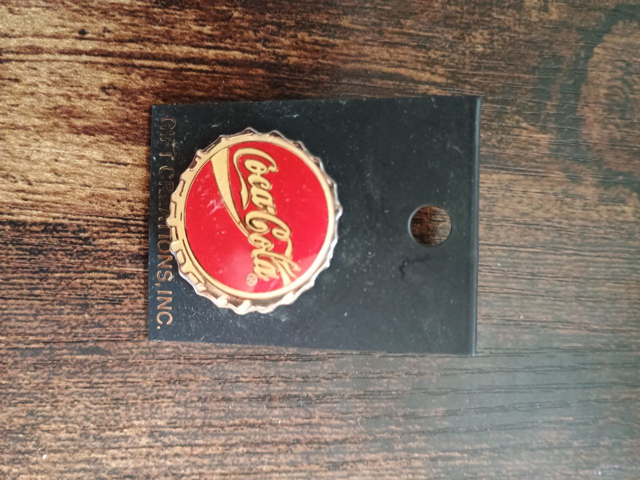 Coca-Cola Bottle Cap Lapel Pin by Gift Creations, Inc.