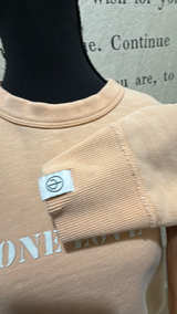 Rag & Bone Pink Graphic One Love Sweatshirt - Image 2