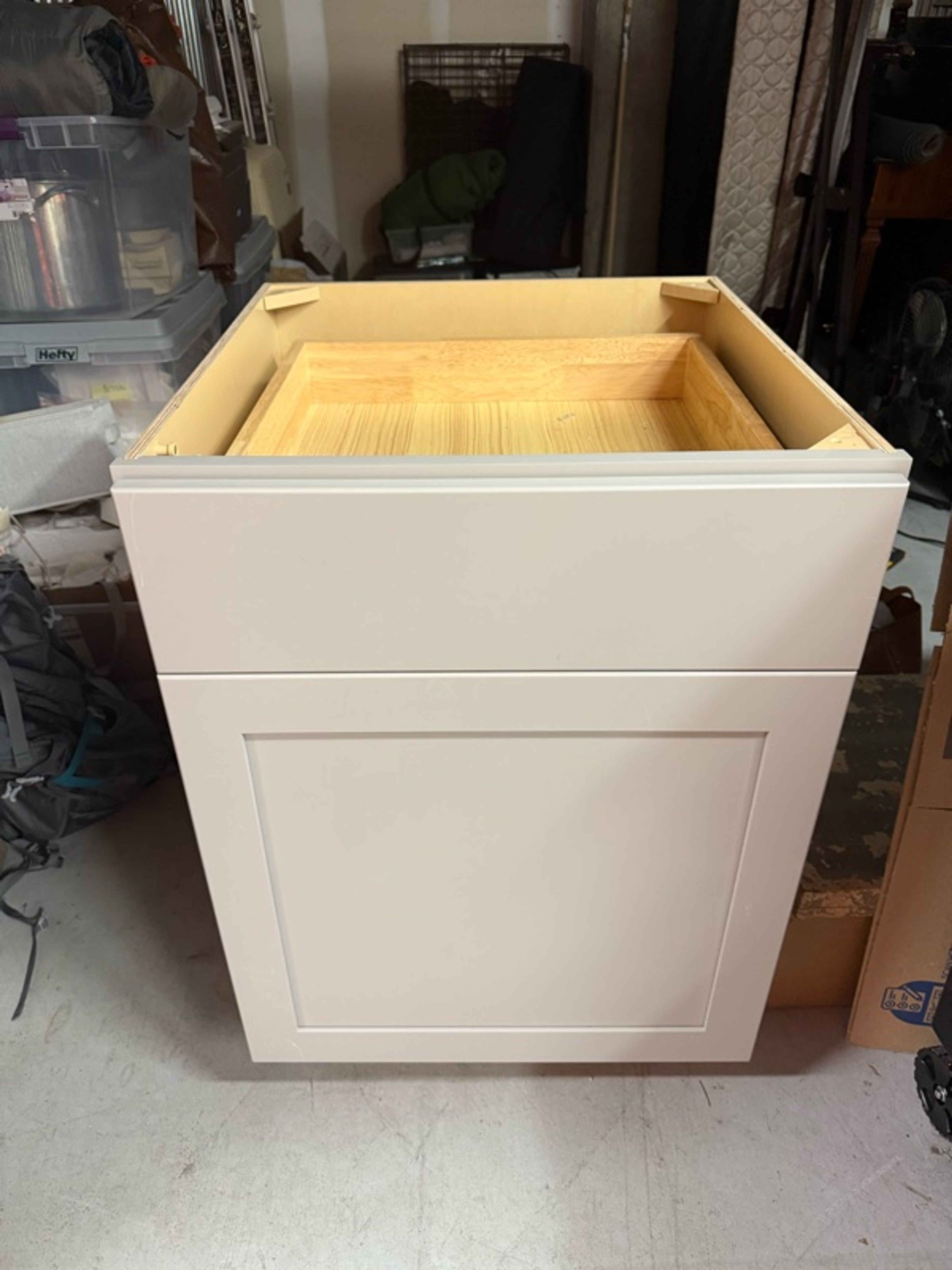 Hampton Bay Avondale 21" White Shaker Base Kitchen Cabinet