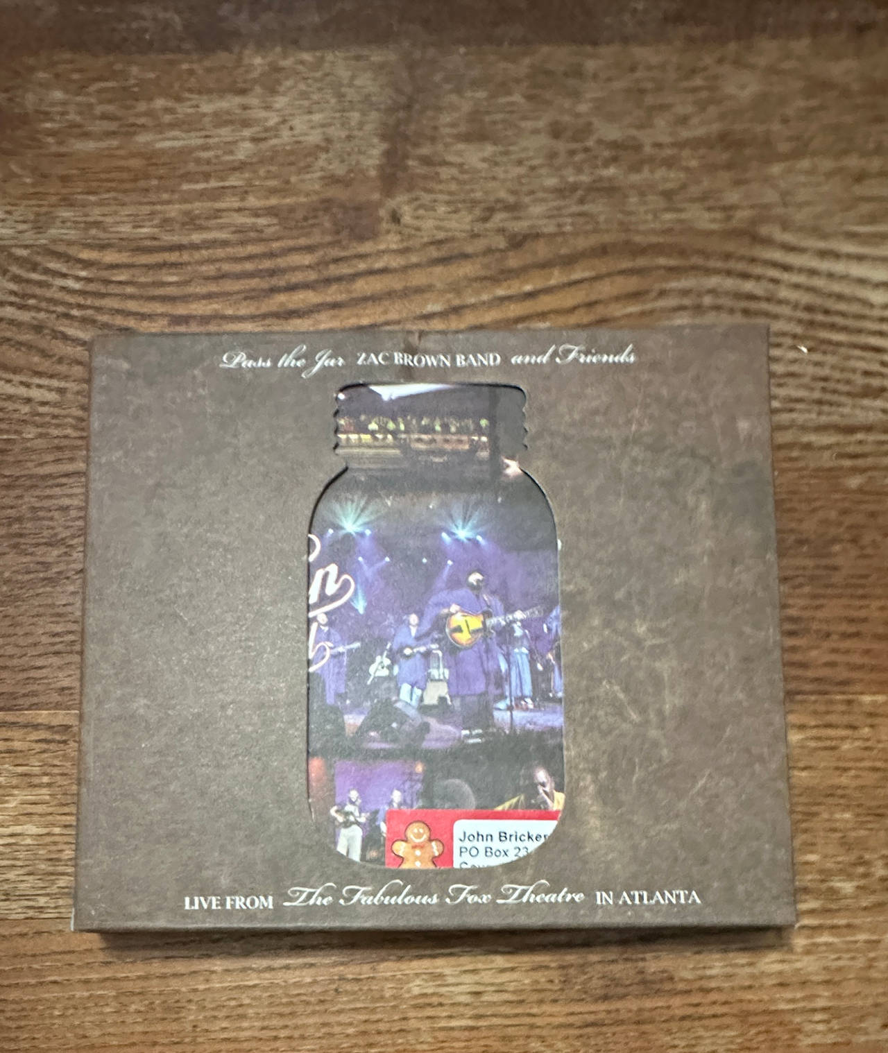 Pass the Jar: Zac Brown Band and Friends Live from the Fabulous Fox Theatre in Atlanta (CD/DVD)