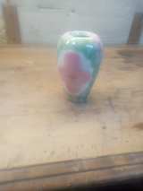 Hand-Painted Ceramic Floral Bud Vase - Image 2