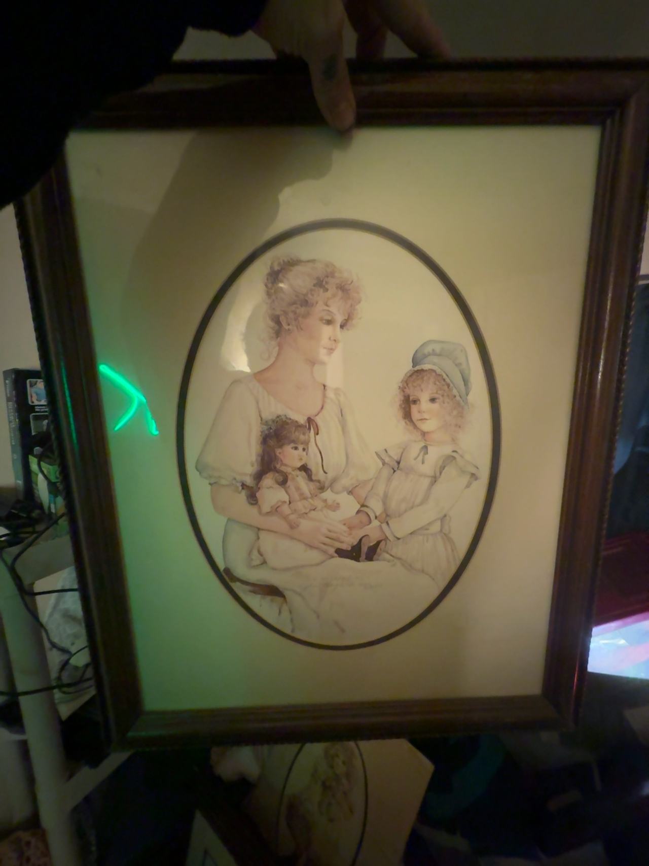 Jan Hagara Lithograph Print Framed Art