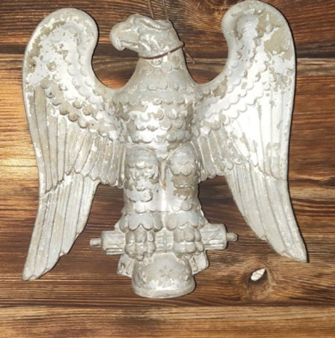 Vintage Cast Aluminum Eagle Wall Plaque