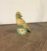 Vintage Ceramic Bird on Flower Figurine - Image 1