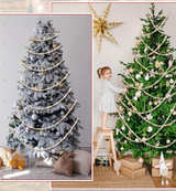 Giegxin 1 Pcs 32.8 Feet Christmas Wooden Bead Garland Xmas Tree Beads Garland - Image 3