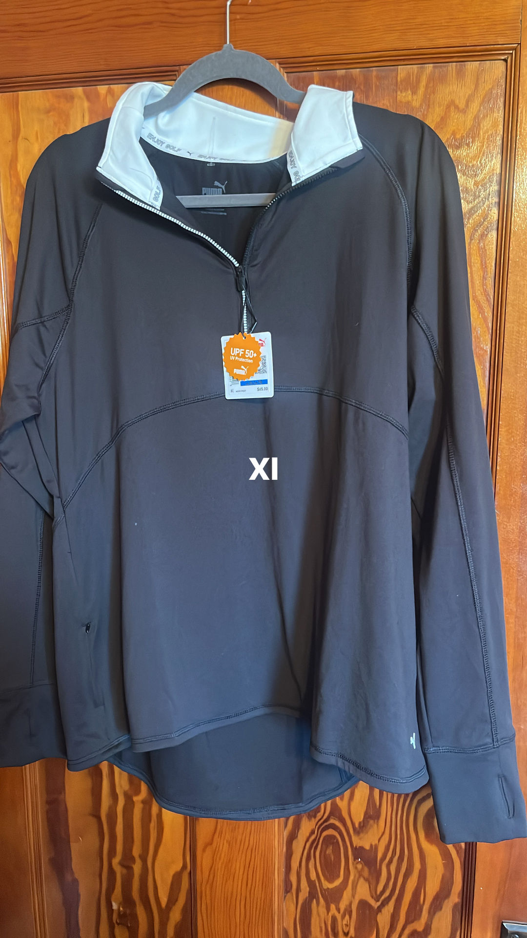 Puma Golf Women's Sun Crew 1/4 Zip Pullover NWT XL