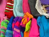 Assorted Multi-Color Ankle and Crew Socks Bulk Lot - Image 3