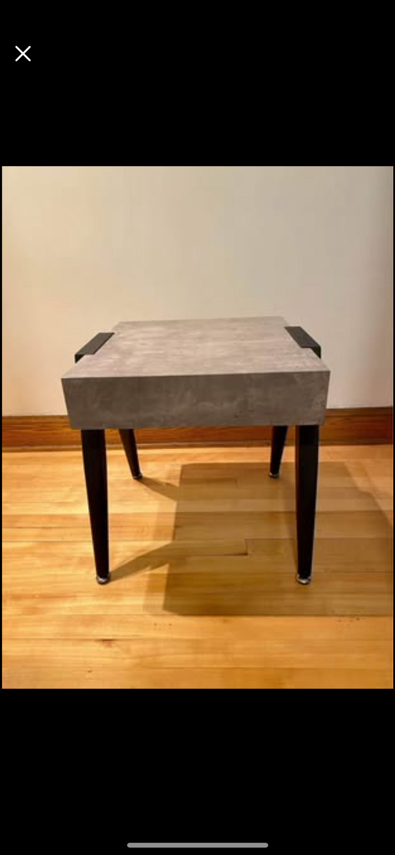Modern Concrete Side Table