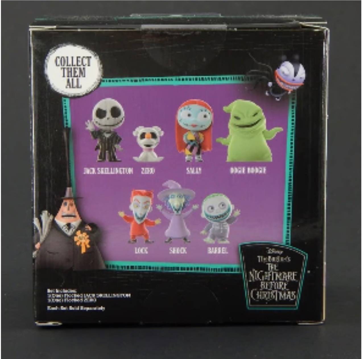 The Nightmare Before Christmas Jack Skellington & Zero Flocked Figures