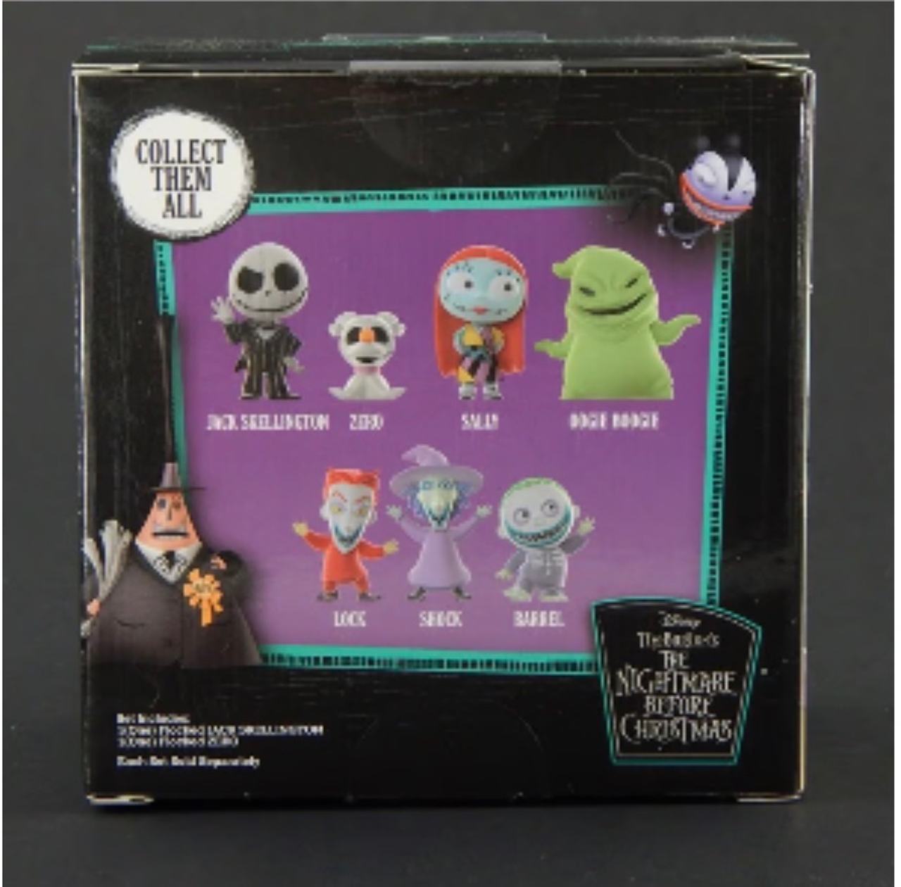 The Nightmare Before Christmas Jack Skellington & Zero Flocked Figures