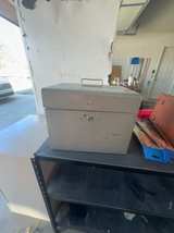 Vintage Hamilton Metal File Box with Key - Image 1