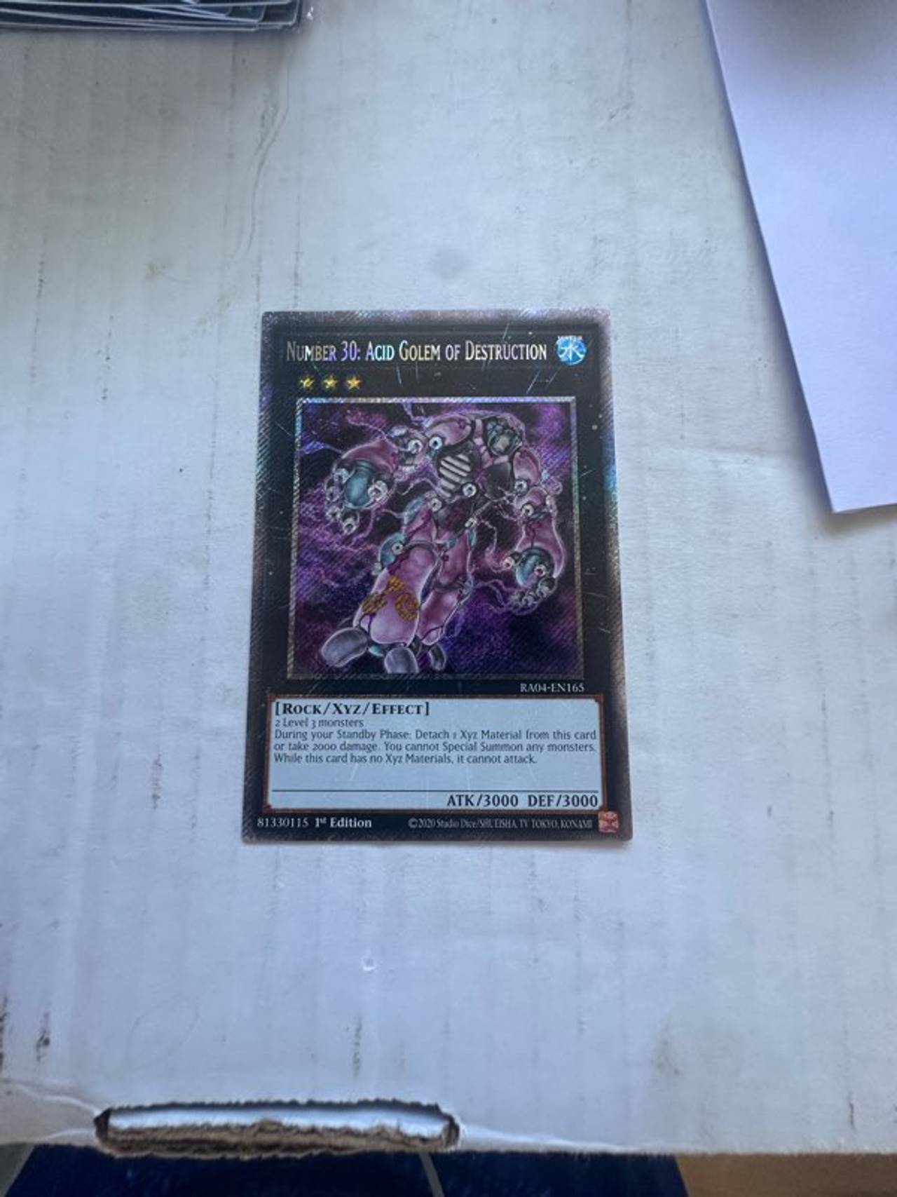 Yu-Gi-Oh! Number 30: Acid Golem of Destruction