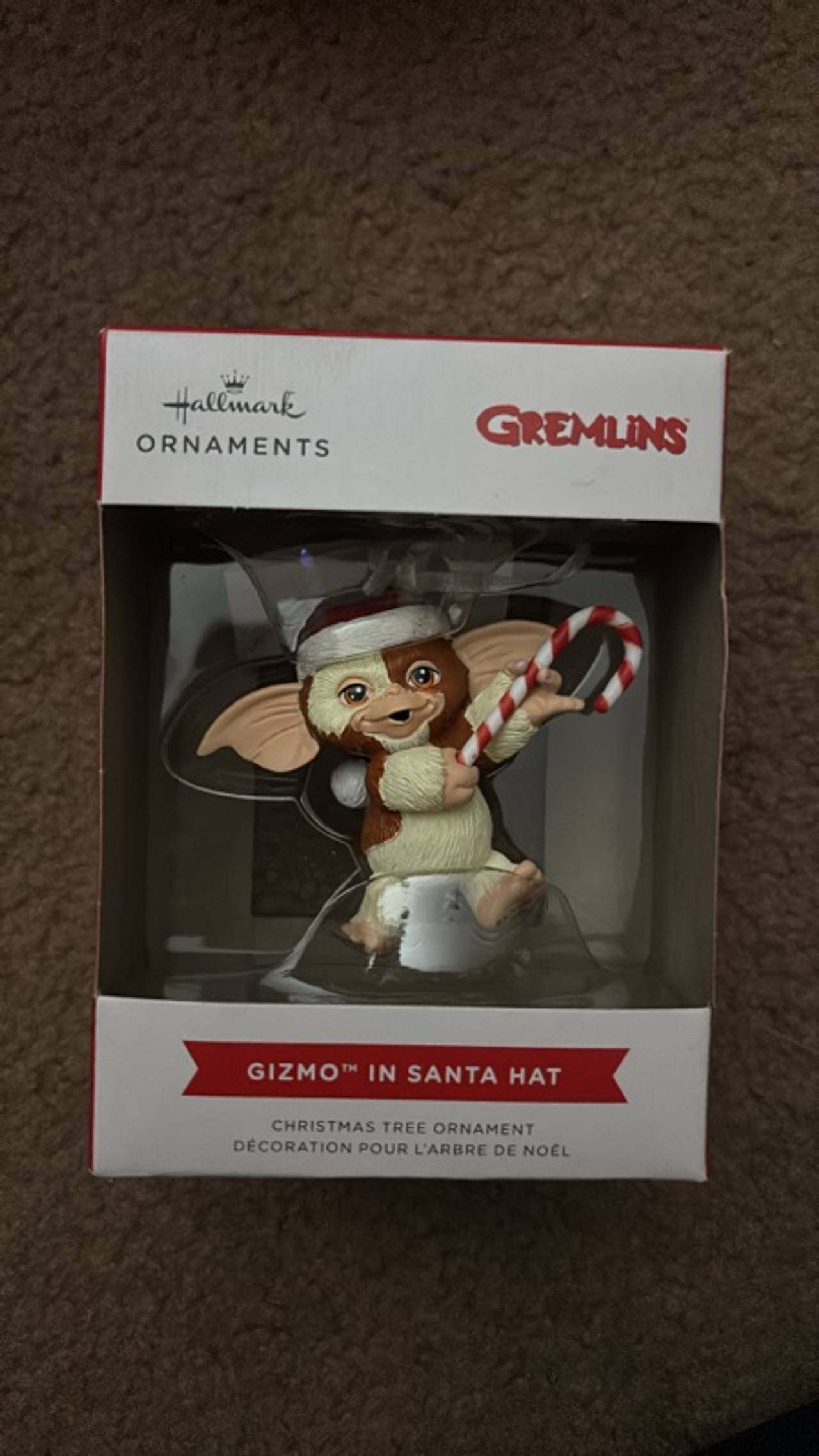 Hallmark Gremlins Gizmo Santa Hat Ornament