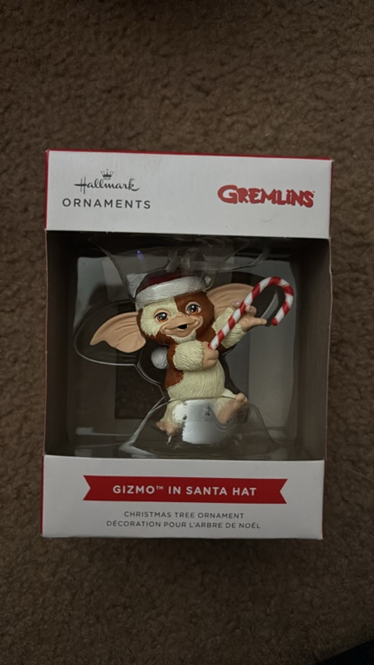 Hallmark Gremlins Gizmo Santa Hat Ornament
