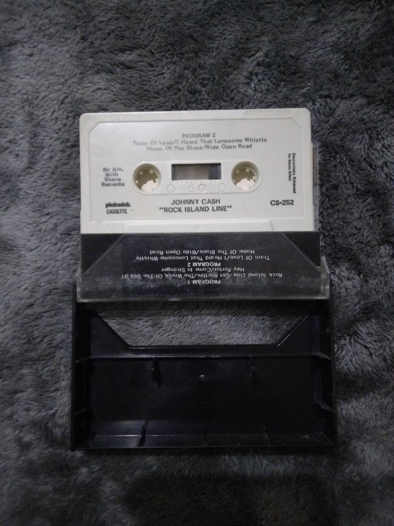 Johnny Cash - Rock Island Line (Pickwick Cassette)