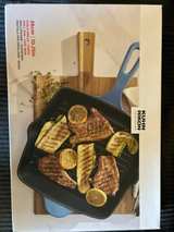 Le Creuset Signature Square Grill Pan Deep Teal - Image 5