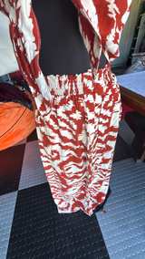 Rachel Zoe Red and White Floral Top and pants set - Image 7
