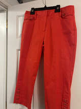 New Directions Coral Capri Pants - Image 1