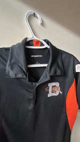Cincinnati Bengals Men's Short Sleeve Polo /Black size S - Image 5