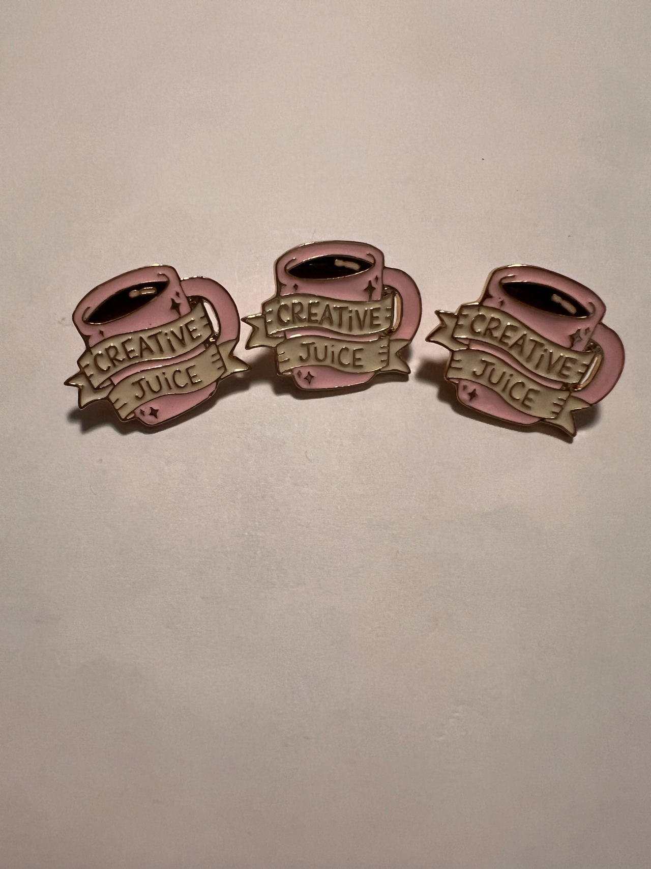 Creative Juice Enamel Pin (3 pack)