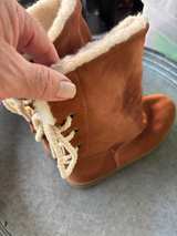 Muks Luks Sunburst Lace Up Suede Boots - Image 5