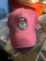 Superstar Components Pink Corduroy Trucker Hat - Image 2