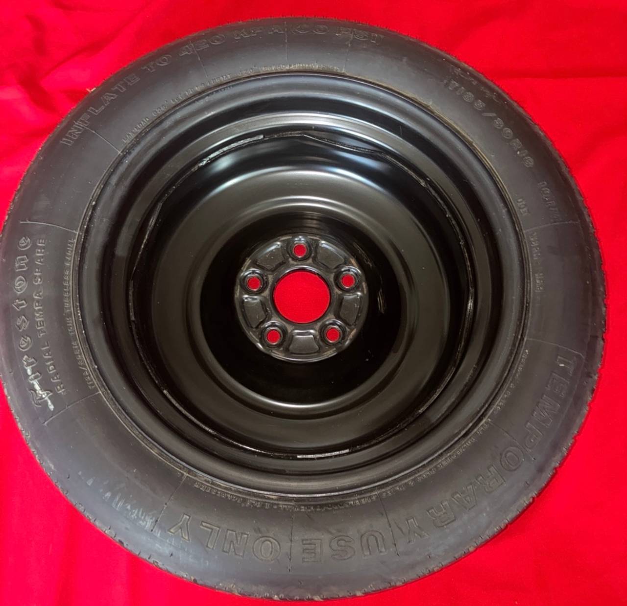Firestone Radial Temp Spare Tire and Rim T135/90R16