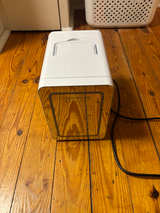 Frigidaire Gallery 6-Can Mirrored Glass Mini Fridge - Image 1