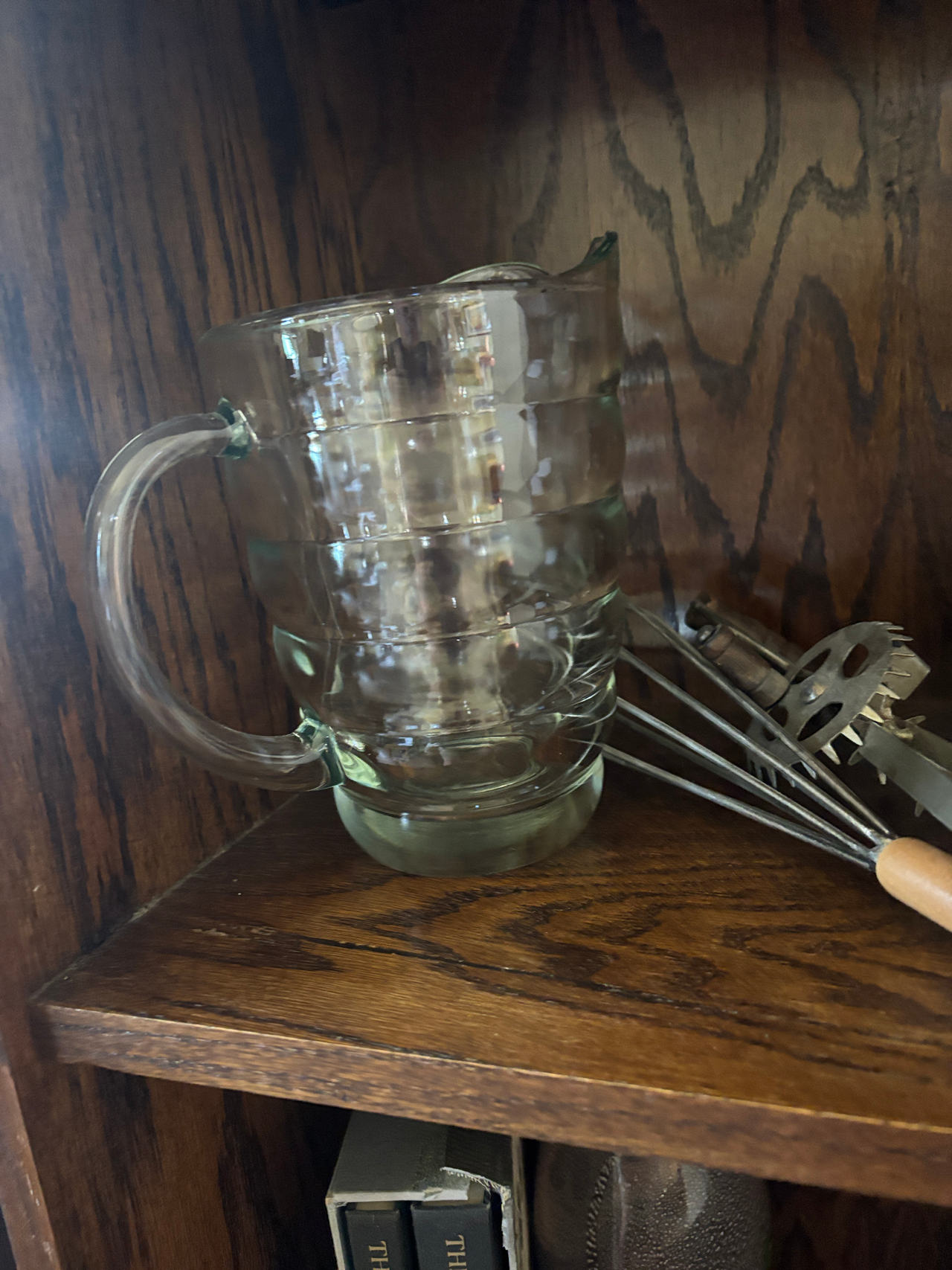 Vintage Glass Pitcher