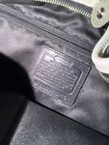 Coach Grey Patent Leather Hobo Crossbody Bag - Image 5
