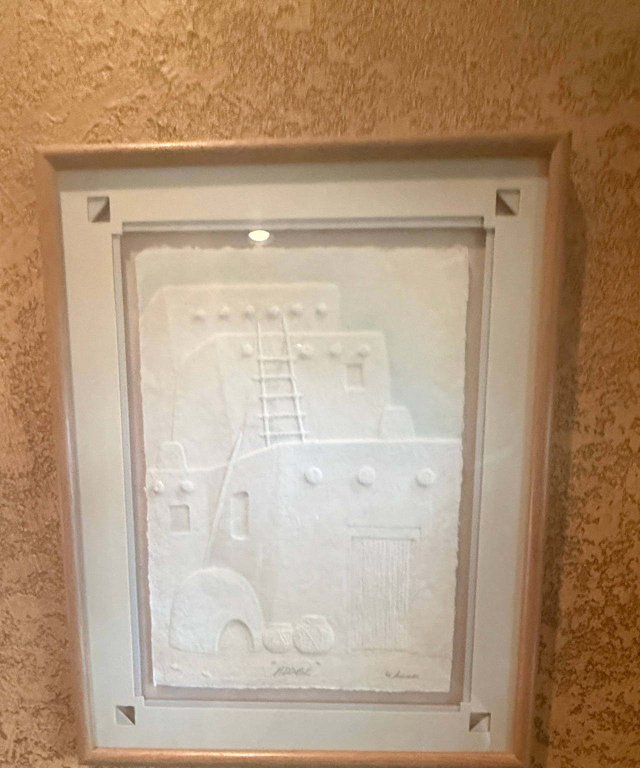 Southwestern Cast Paper Adobe Art