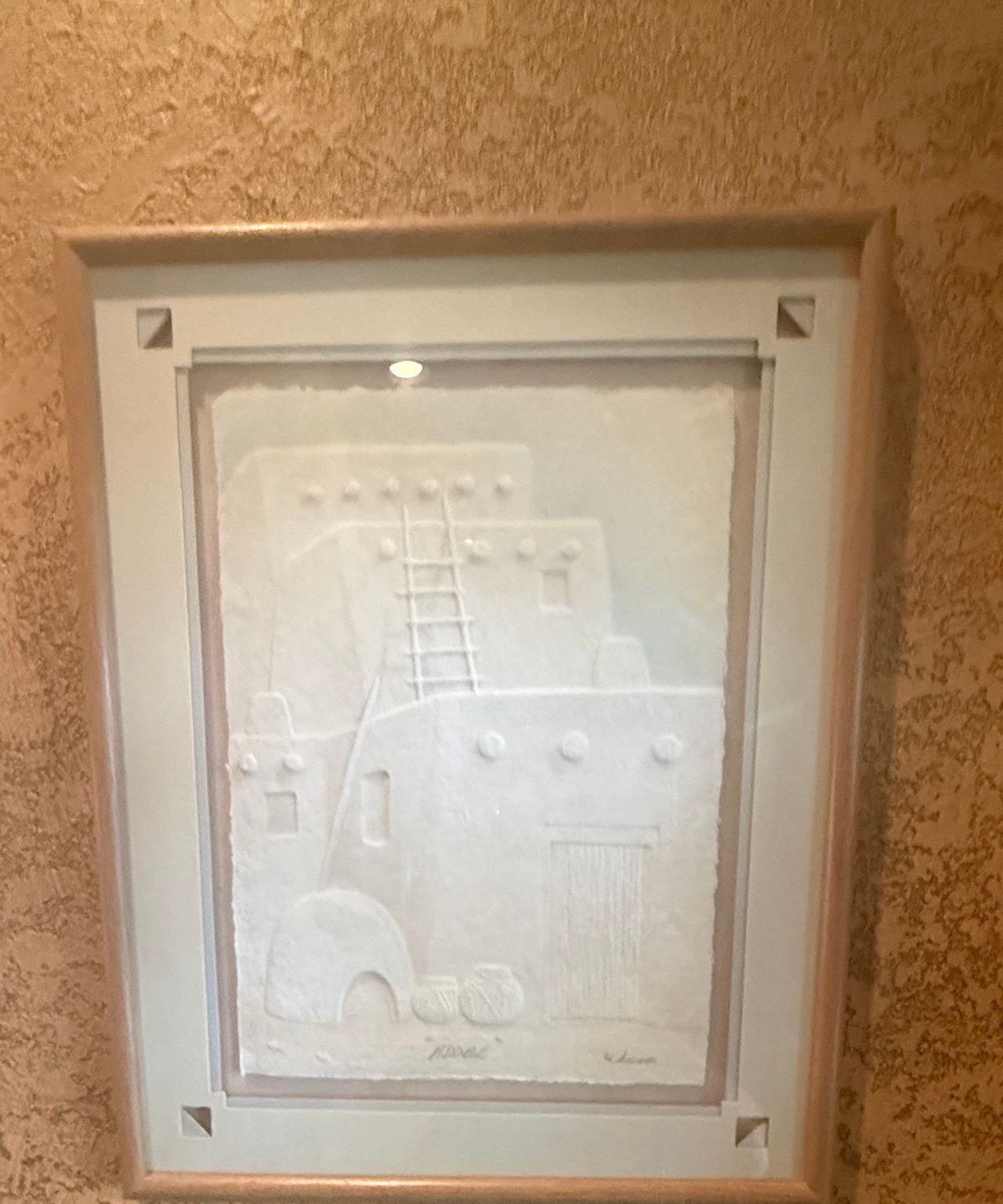 Southwestern Cast Paper Adobe Art