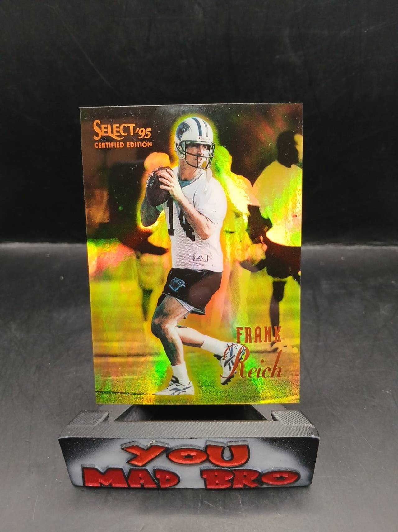 1995 Select Certified Edition Frank Reich #127 MIRROR GOLD RARE !!