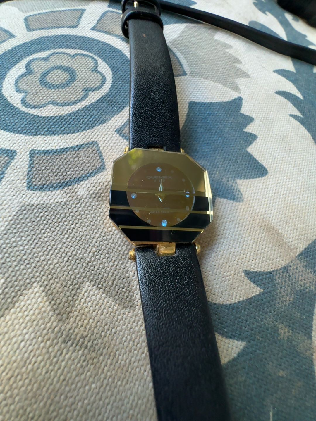 Quemex VIP 18K Gold Plated Ladies Quartz Watch