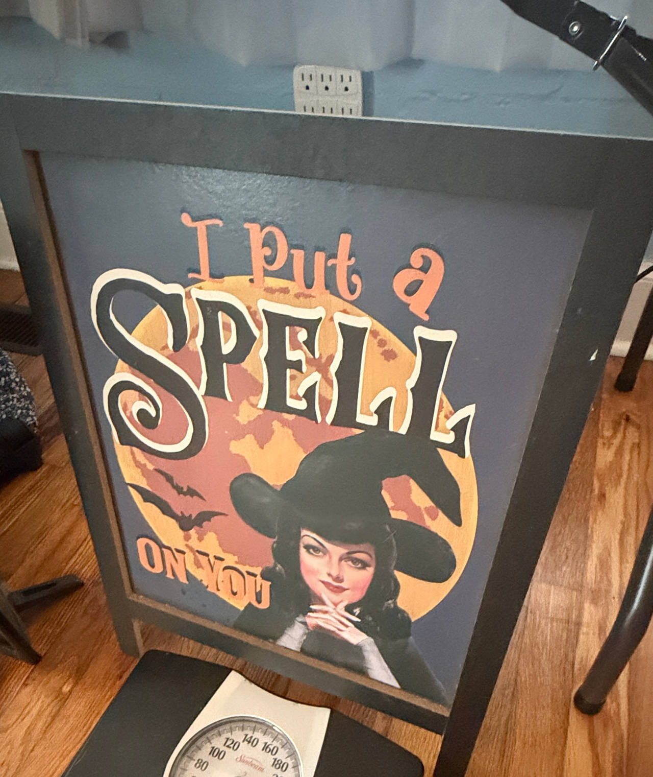 Halloween Witch A-Frame Floor Sign