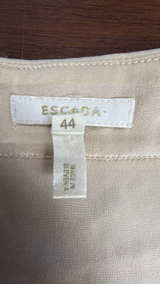 Escada Silk Ruffle Front Blouse size 44 - Image 4