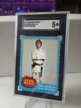 1977 Topps Star Wars #57 Mark Hamill as Luke Skywalker SGC 5 - Image 2