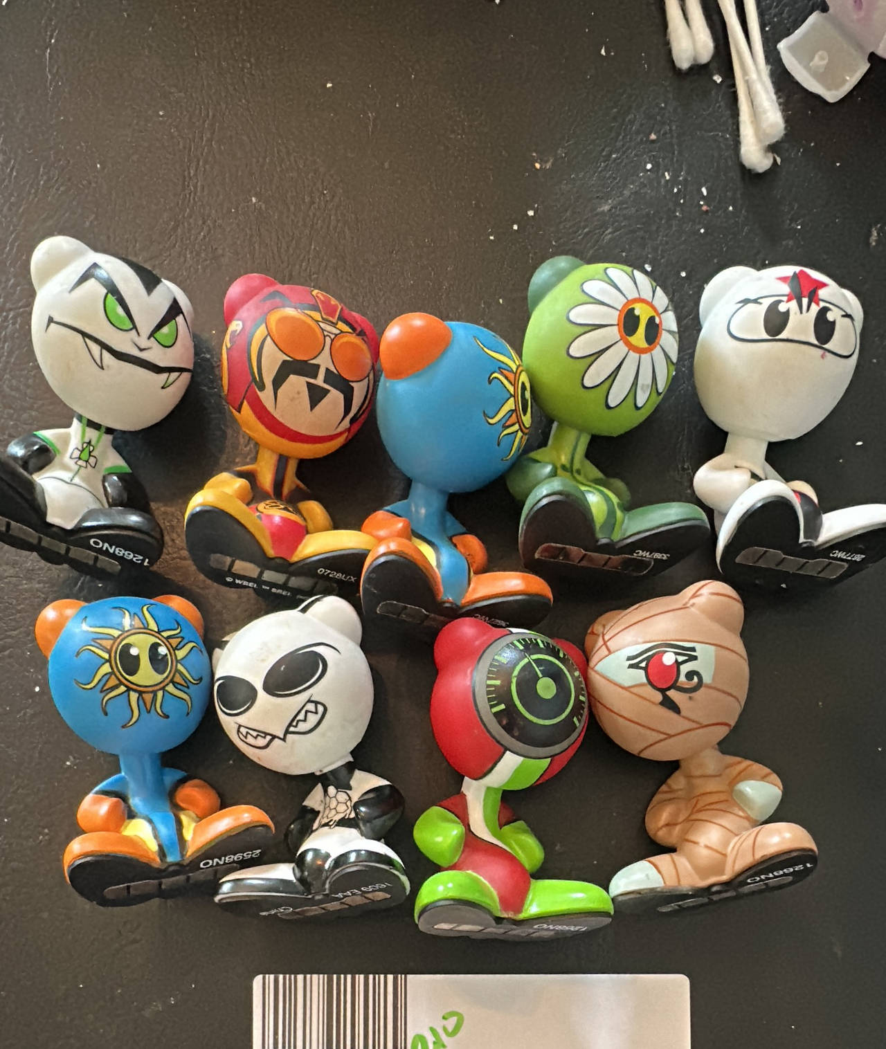 UB Funkeys Collectible Figures 9 pc bundle. 210